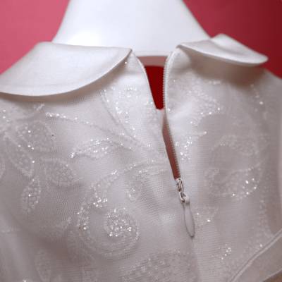 Baby Mädchen weiß Taufe Zeremonie Kleid 12 Monate Minù - 