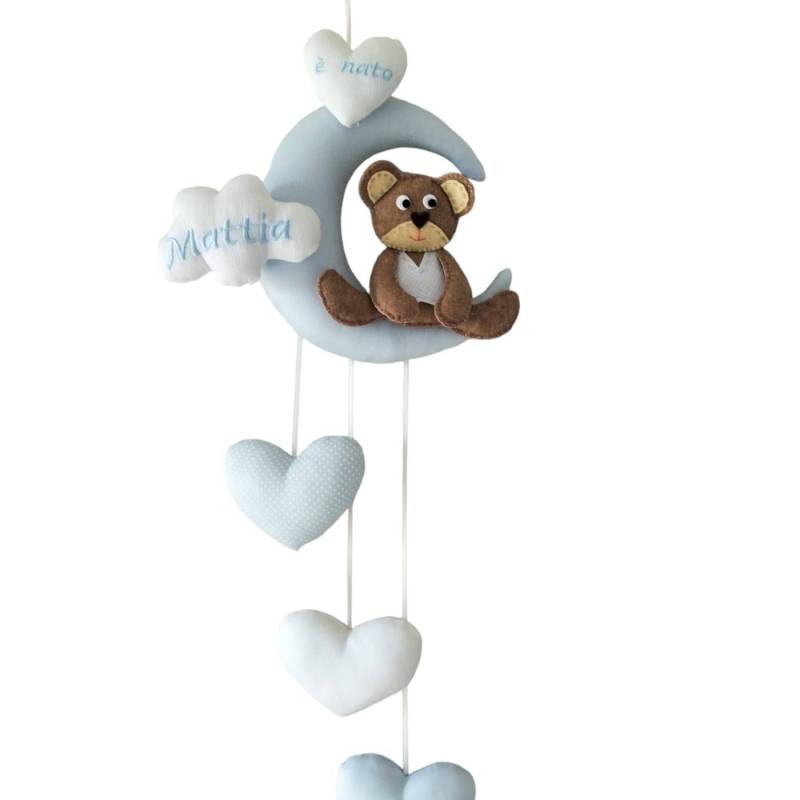 Newborn baby bear moon bow - 
