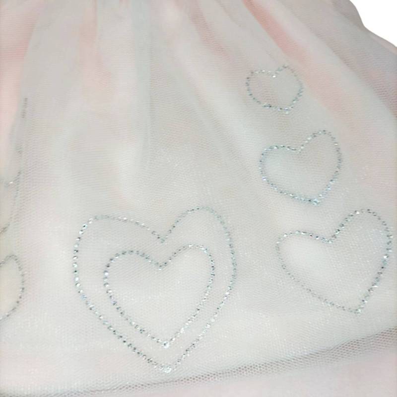 Housse chenille rose pour nouveau-né Minù 1 mois - 