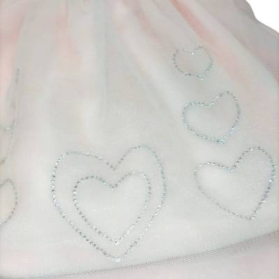 Housse chenille rose pour nouveau-né Minù 1 mois - 