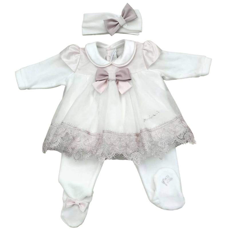 Tutine e Coprifasce Neonata Autunno Inverno - Coprifasce neonata ciniglia elegante Minù 1 mese - Vendita Abbigliamento N