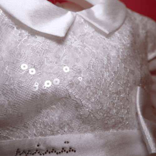 Robe de baptême bébé fille 9 et 18 mois Minù -  2