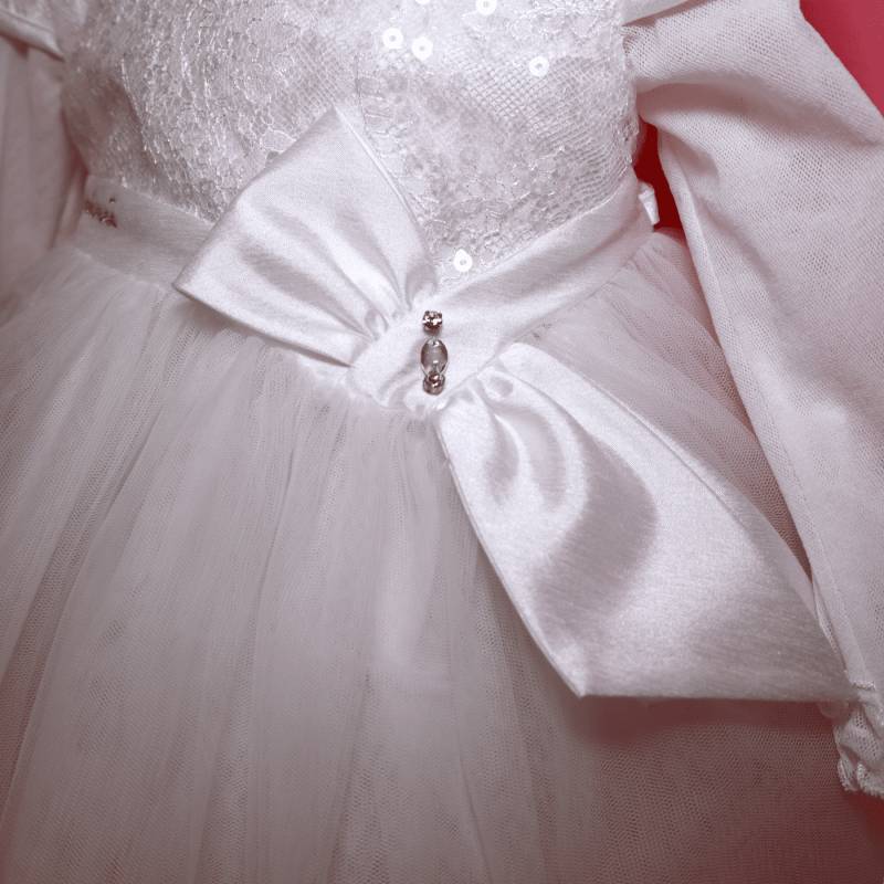 Taufe Zeremonie Kleid Baby Mädchen 9 und 18 Monate Minù - 