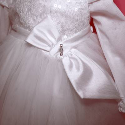 Christening ceremony dress baby girl 9 and 18 months Minù - 