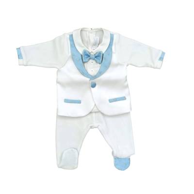 Couvre-bébé en chenille pour nouveau-né Minù 1 mois - 