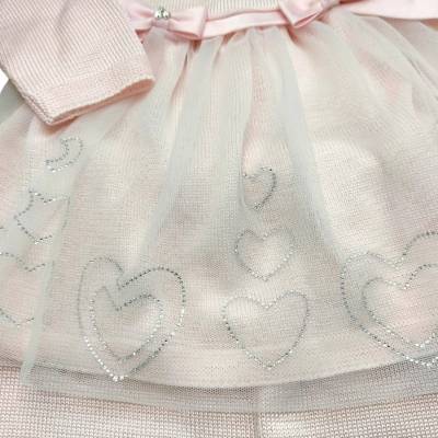 Newborn baby cover 1 month pink chenille Minù - 