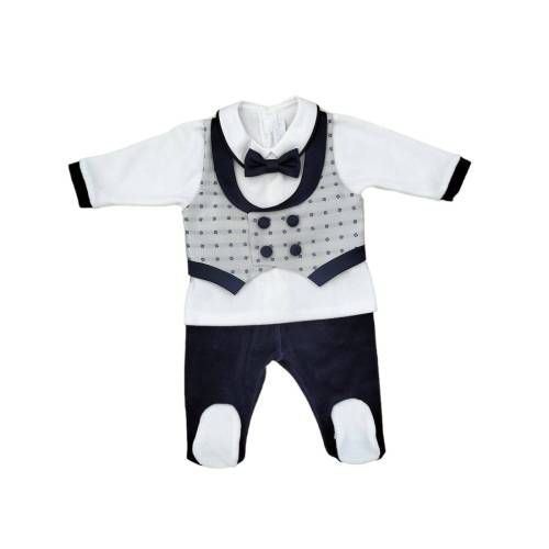 Neugeborenes Baby Chenille-Layette Minù -  2