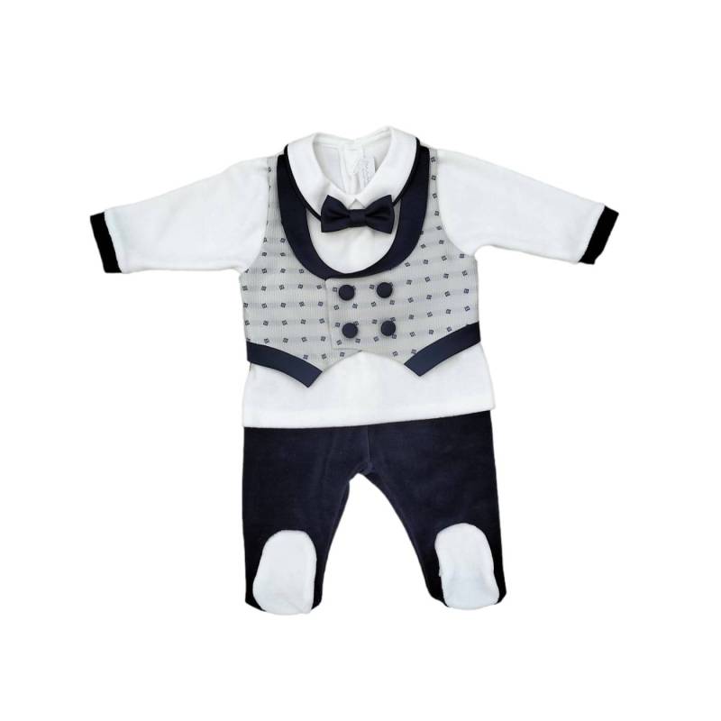 Newborn baby chenille layette Minù - 