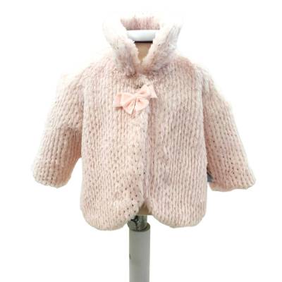 Manteau de fourrure rose - 