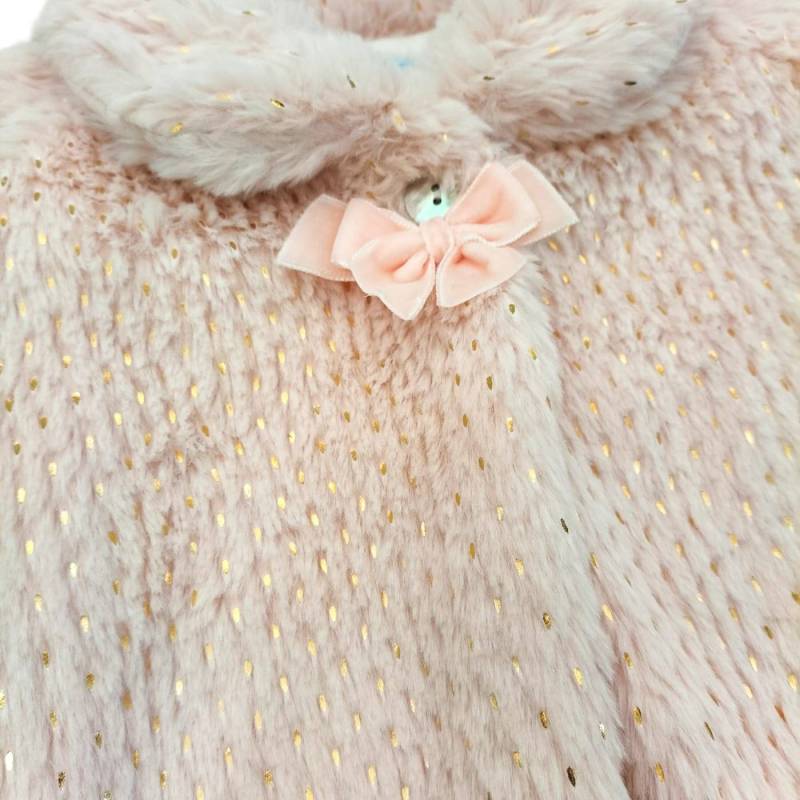 Manteau de fourrure rose - 