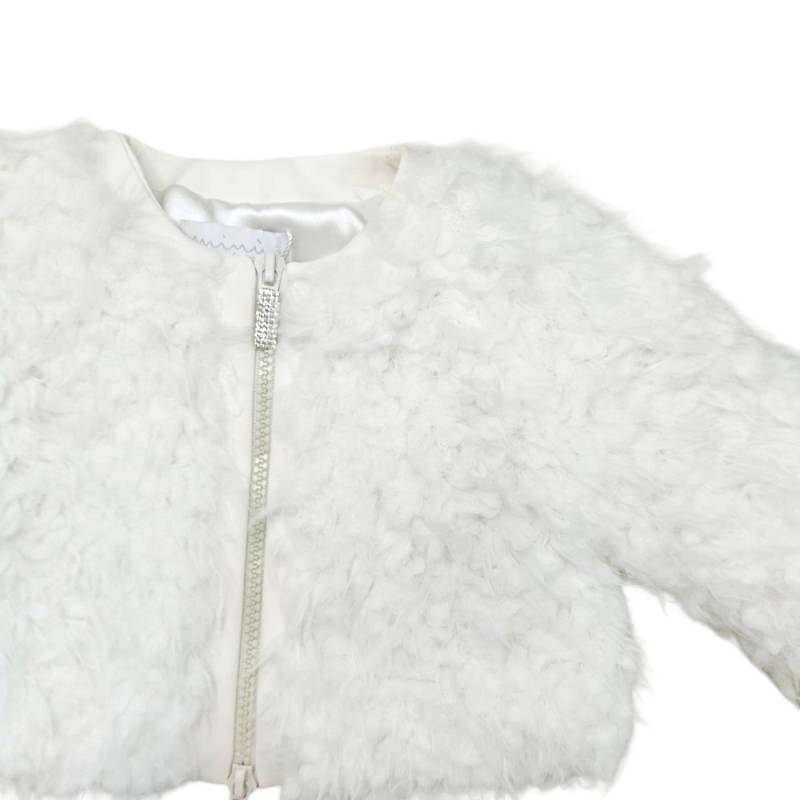 White newborn fur coat Minù - 