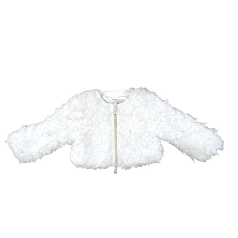 Pelliccetta neonata bianca Minù - 