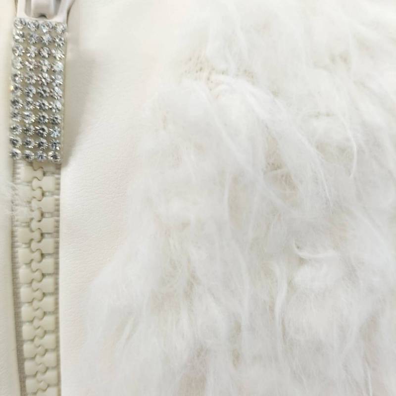 Manteau de fourrure blanc pour nouveau-né Minù - 