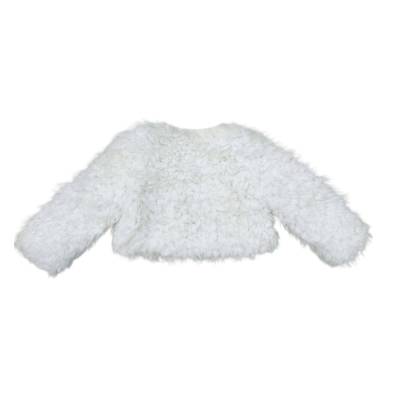 Manteau de fourrure blanc pour nouveau-né Minù - 