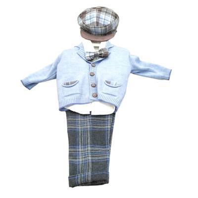 Elegante traje de bebé recién nacido talla 6 meses ceremonia de bautizo Minù - 