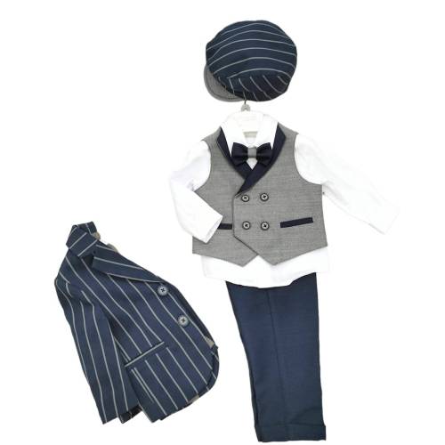 Elegante traje de bebé ceremonia de bautizo Minù 6 meses - 