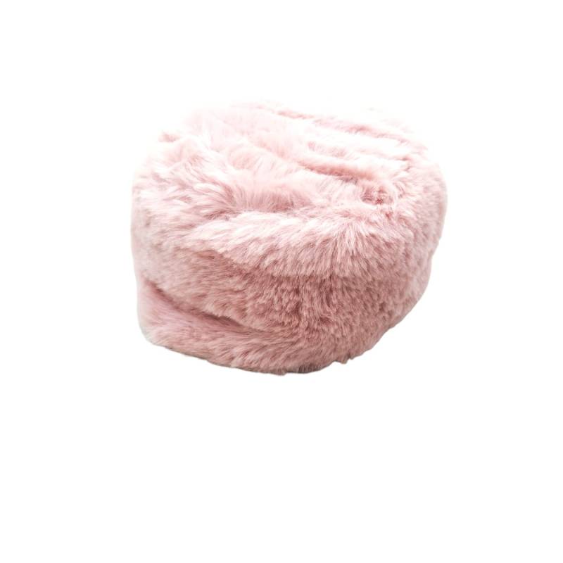 Baby pink faux fur hat 6 months Minù - 