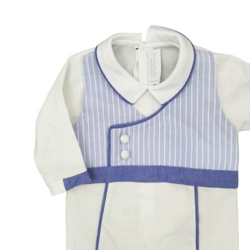 Fato de dormir Minù recém-nascido 1 mês em algodão -  2