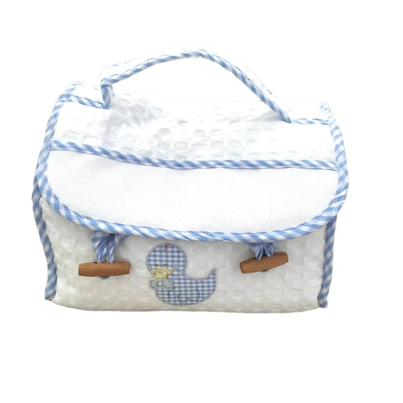 Bademantel und Babytasche - 