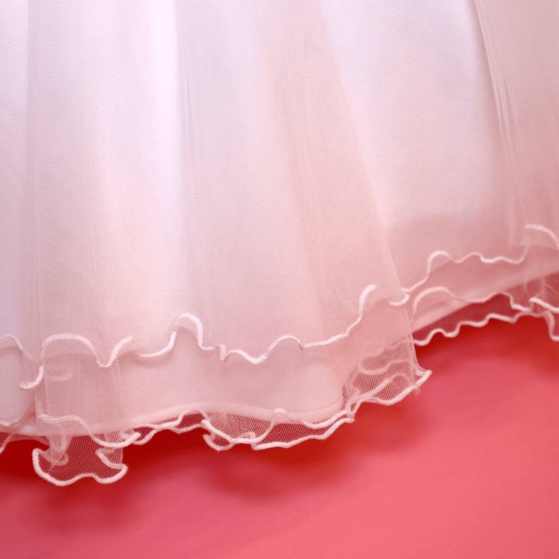 Vestitino cerimonia Battesimo bambina con fascetta 12 e 18 mesi - 