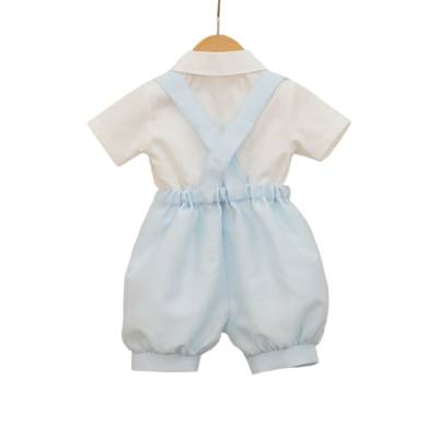 Jardineiras elegantes 6 e 12 meses Ninnaoh - 