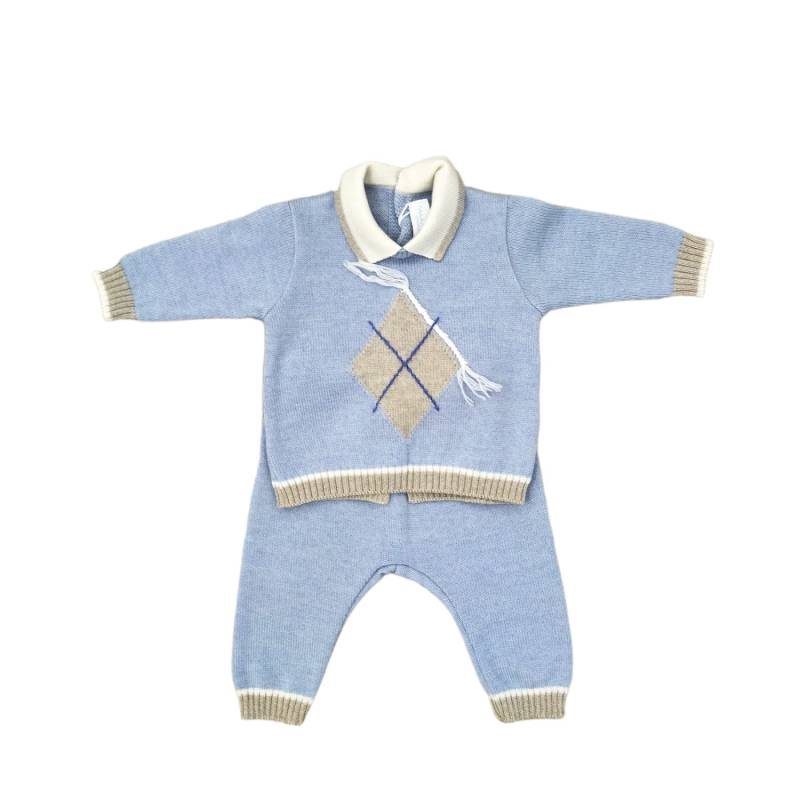 Conjunto para recién nacido de pura lana Minù - 