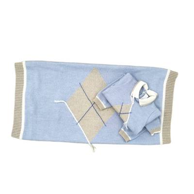 Ensemble pour nouveau-né en pure laine Minù - 