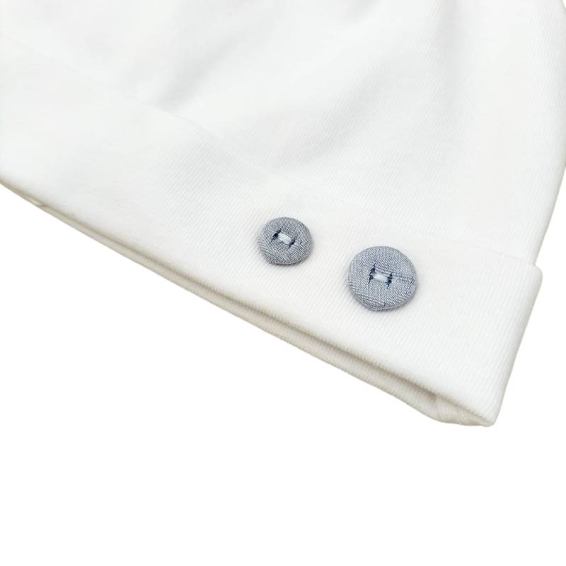 Tutina neonato 1 mese in cotone con cuffia - 