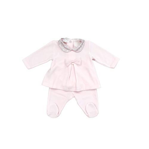 Housse chenille rose pour nouveau-né 1 mois Ninnaoh - 
