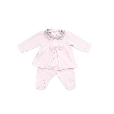 Housse chenille rose pour nouveau-né 1 mois Ninnaoh - 