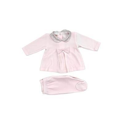 Capa de chenille rosa para recém-nascido 1 mês Ninnaoh - 