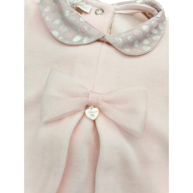 Pink chenille newborn cover 1 month Ninnaoh - 