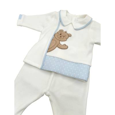 Newborn baby chenille layette Minù - 