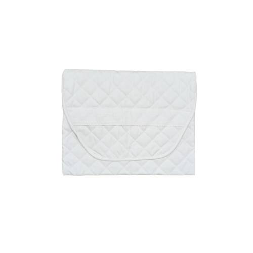 Wickeltasche creme mit Kreuzstich bestickbar Aida Canvas - 