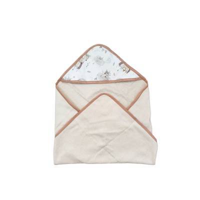 Unisex-Baby-Bademantel aus Baumwollfrottee - 