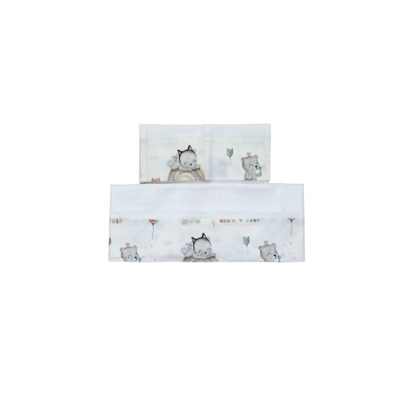 Unisex cotton baby sheet - 