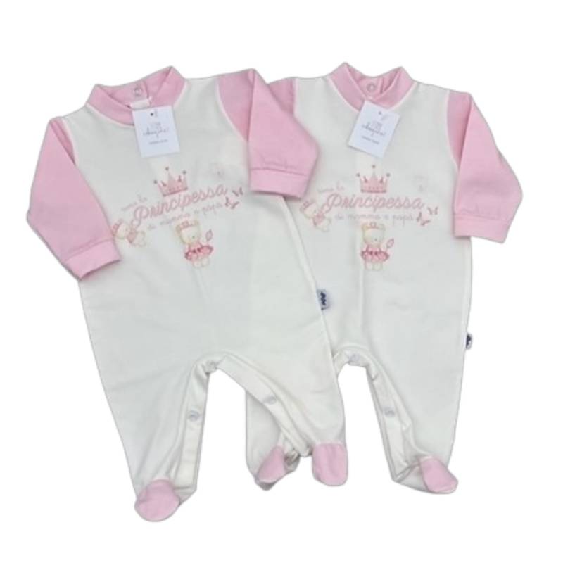 Cotton sleepsuits for twins 0/1 month warm cotton - 