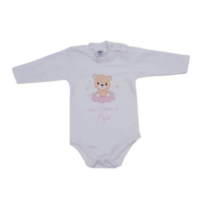 Body de algodão estampado quente para bebé 0-3-6 meses - 