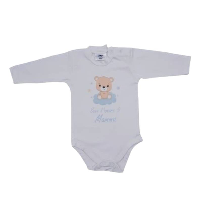 Baby-Body 0-3-6 Monate aus warmer Baumwolle - 