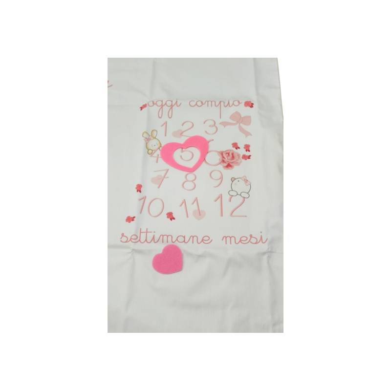Capa de aniversário de bebé menina - 