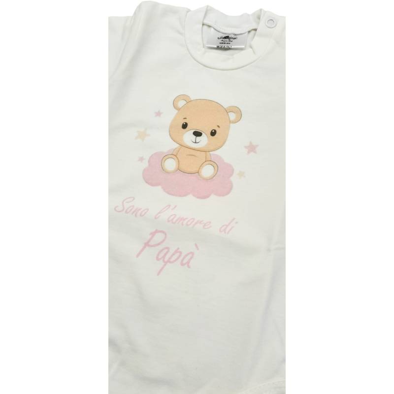 Cálido body de algodón estampado para bebé de 0-3-6 meses - 