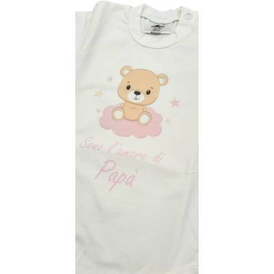 Warm printed cotton baby bodysuit 0-3-6 months - 