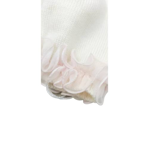 Newborn baby pure wool cap Minù size 1 month -  2