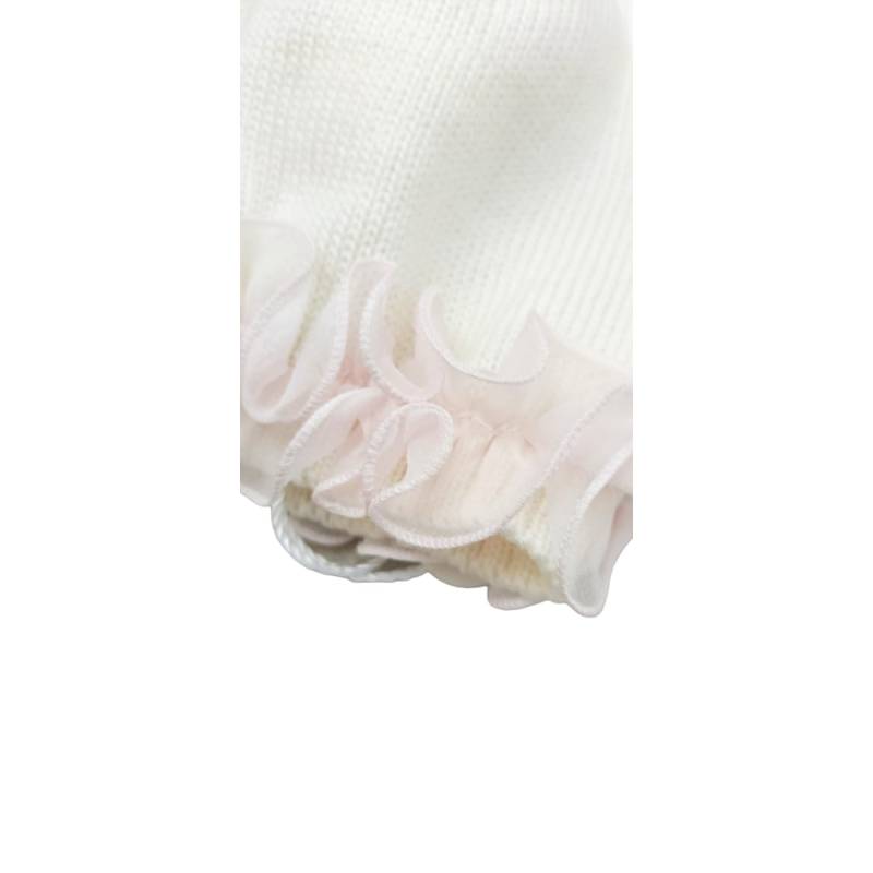 Bonnet bébé en pure laine Minù taille 1 mois - 