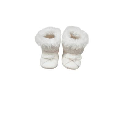 Soft cradle bootie for baby girl Barcellino - 