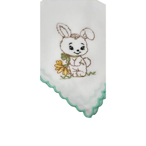 Unisex cotton muslin baby square -  2