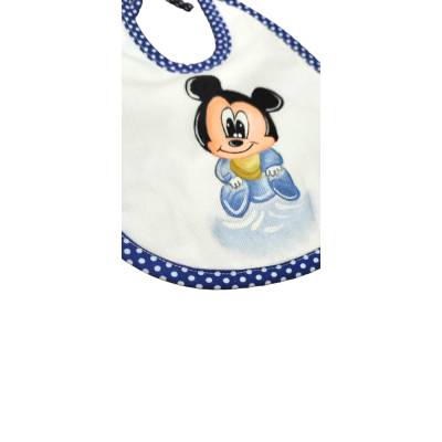 Babete para bebé pintado à mão Mickey Mouse - 