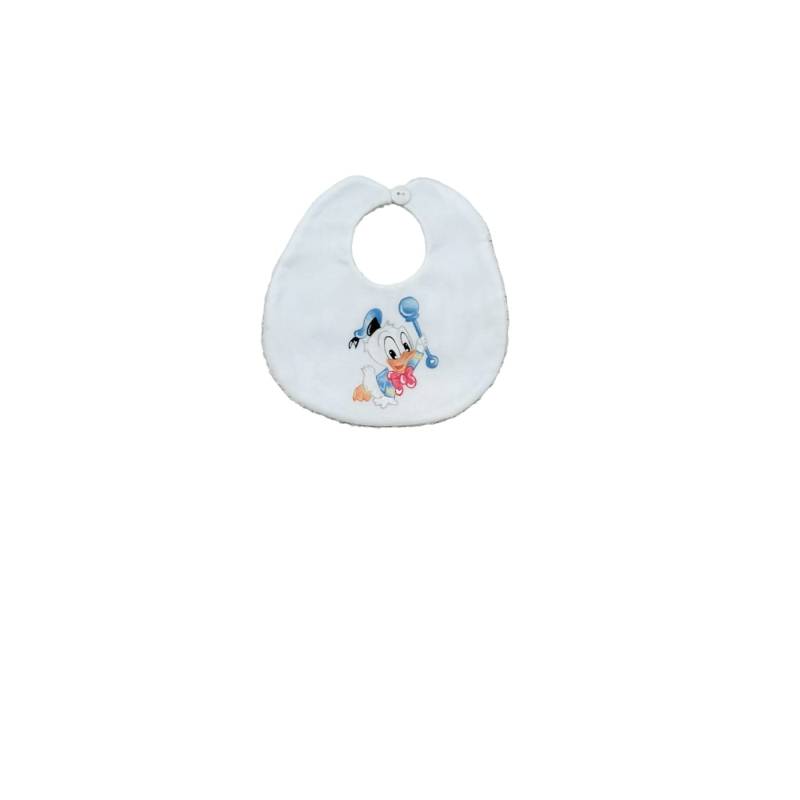 Bavaglini Neonato - Bavetta neonato paperino in pittura - Vendita Abbigliamento Neonato