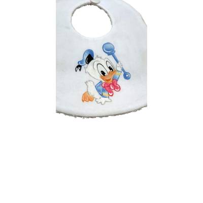 Bavette bébé canard en peinture - 