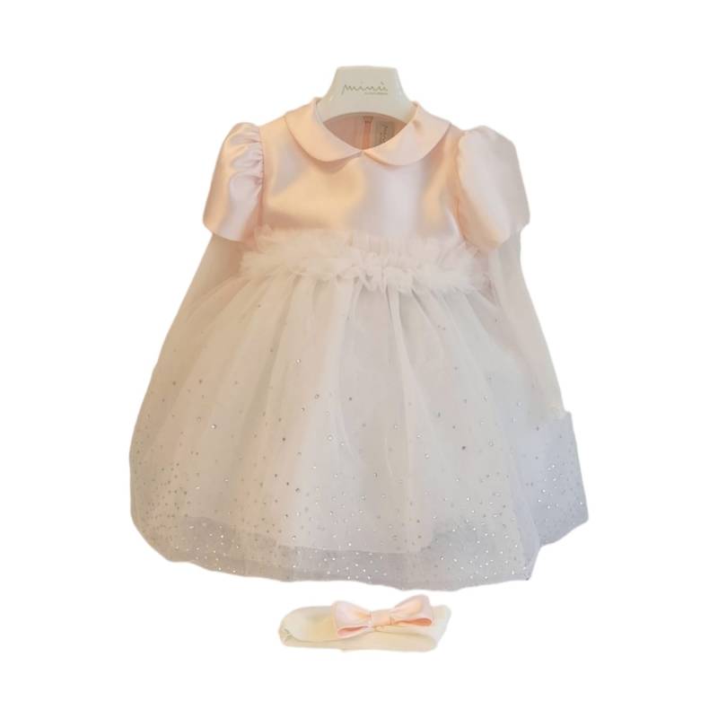 Vestido Minù com purpurinas 9 e 12 meses - 